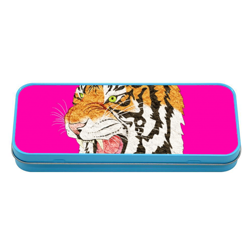 Easy Tiger - tin pencil case by Wallace Elizabeth