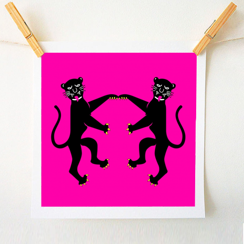 The Dancing Panther - A1 - A4 art print by Wallace Elizabeth