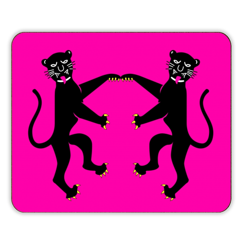 The Dancing Panther - designer placemat by Wallace Elizabeth