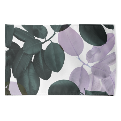 Ficus Leaves Glam #1 #tropical #decor #art - funny tea towel by Anita Bella Jantz