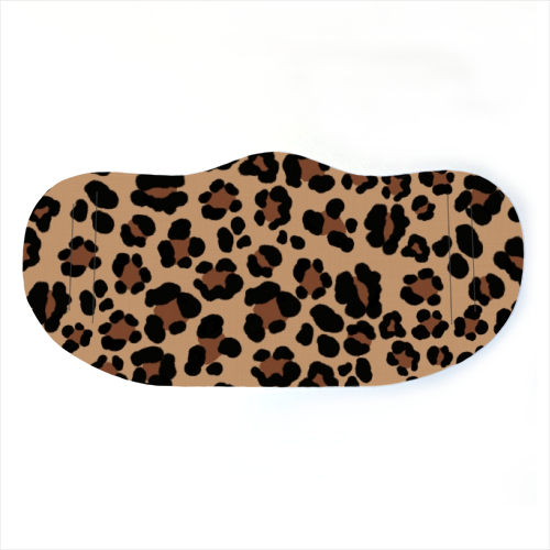 Leopard Print Glam #1 #pattern #decor #art - face cover mask by Anita Bella Jantz