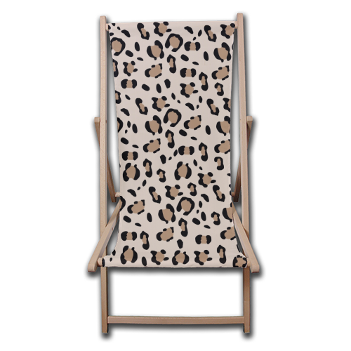 Leopard Animal Print Glam #27 #pattern #decor #art - canvas deck chair by Anita Bella Jantz