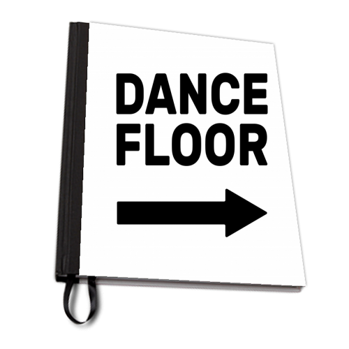 Dance Floor (right) - personalised A4, A5, A6 notebook by The Native State