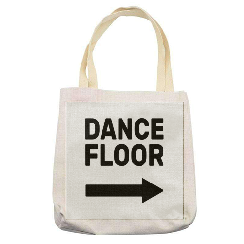 Dance Floor (right) - printed tote bag by The Native State