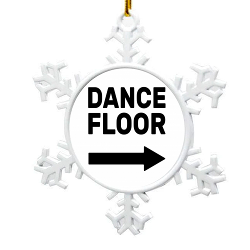 Dance Floor (right) - snowflake decoration by The Native State