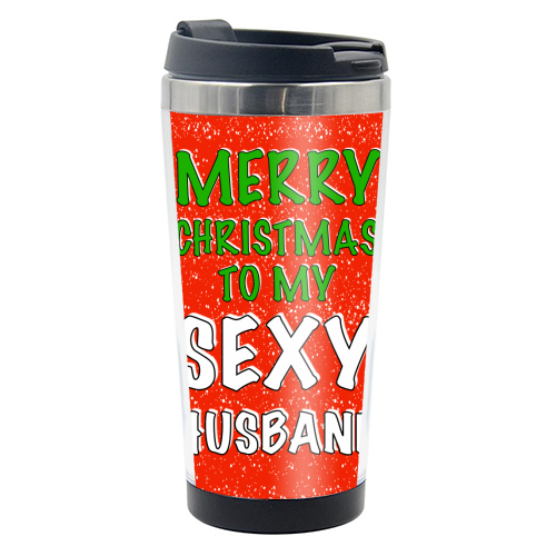 Merry Christmas to my sexy husband - photo water bottle by Adam Regester