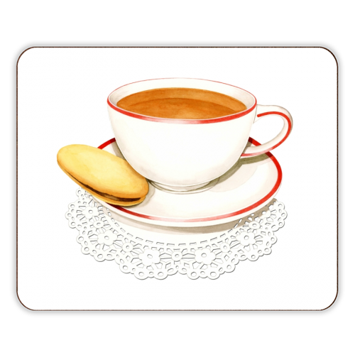 Cup of Tea and a Biccie - designer placemat by Patricia Shea