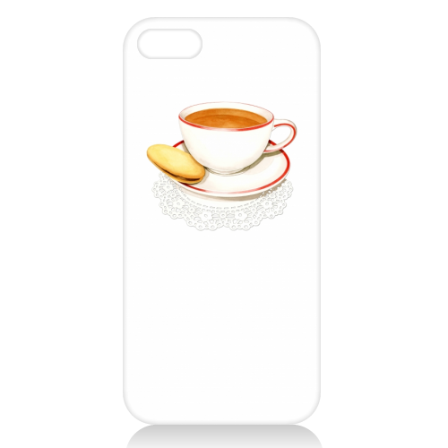 Cup of Tea and a Biccie - unique phone case by Patricia Shea
