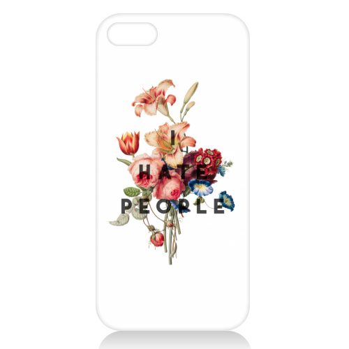 I hate people - unique phone case by The 13 Prints