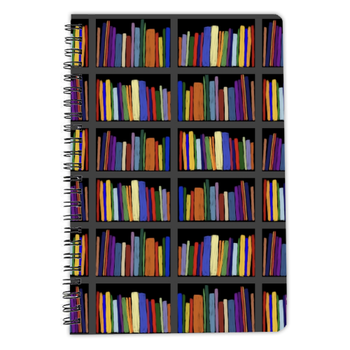 Library - personalised A4, A5, A6 notebook by Sarah Leeves