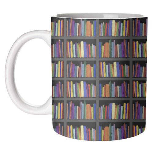 Library - unique mug by Sarah Leeves