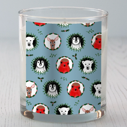 Mistletoe Animals - scented candle by Sarah Leeves