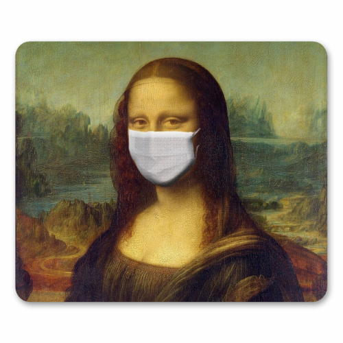 Rona Lisa - funny mouse mat by Wallace Elizabeth