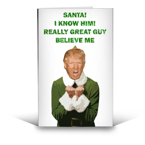 DONNY THE ELF - funny greeting card by Wallace Elizabeth