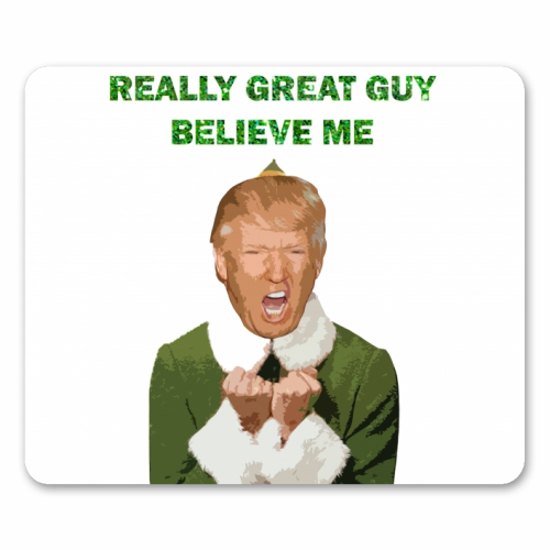DONNY THE ELF - funny mouse mat by Wallace Elizabeth