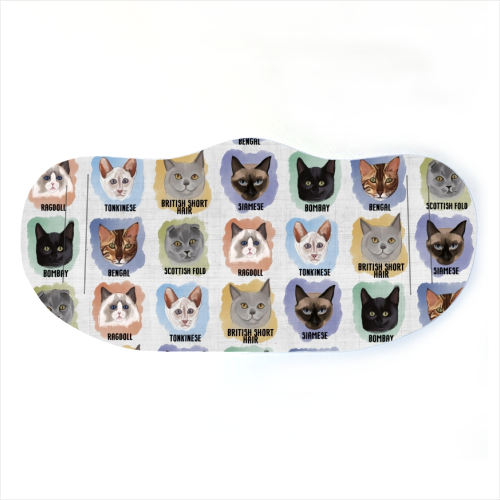 Cats! - face cover mask by Sarah Leeves