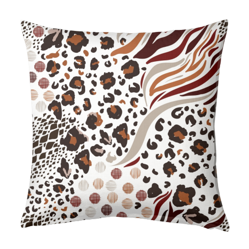 animal print - designed cushion by haris kavalla