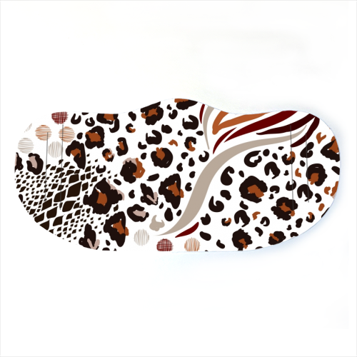 animal print - face cover mask by haris kavalla
