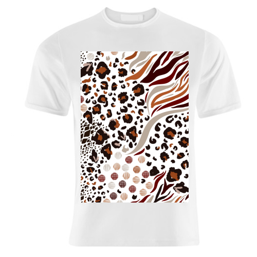 animal print - unique t shirt by haris kavalla