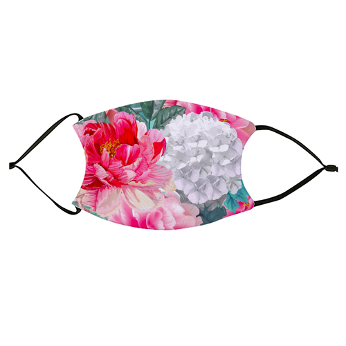 multi floral - face cover mask by haris kavalla