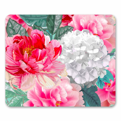 multi floral - funny mouse mat by haris kavalla