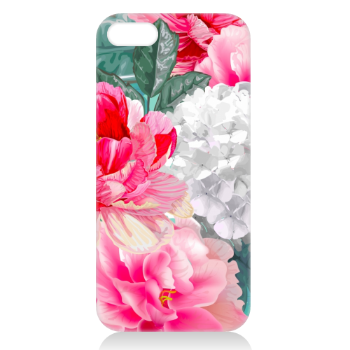 multi floral - unique phone case by haris kavalla