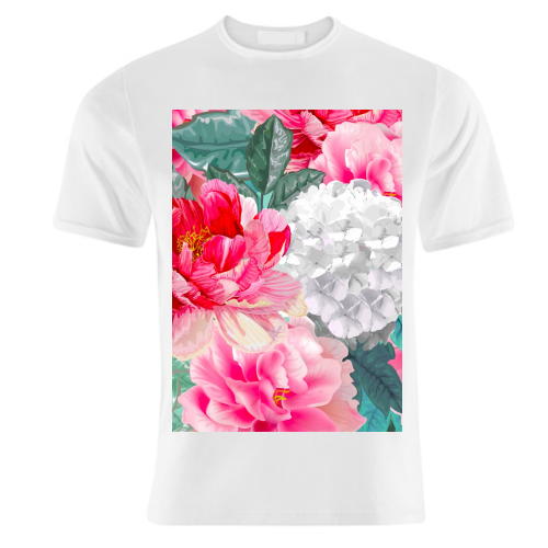 multi floral - unique t shirt by haris kavalla