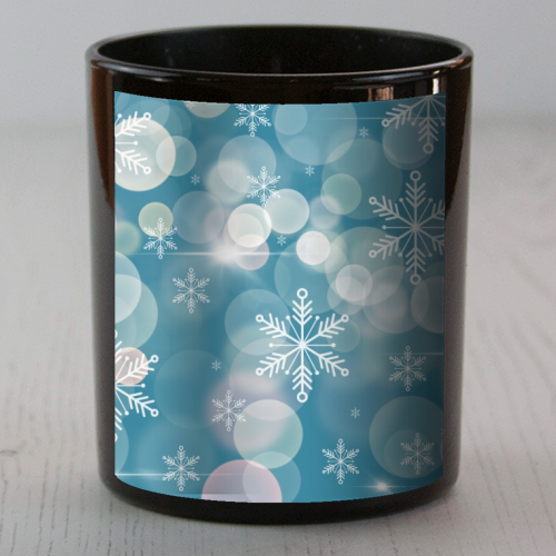 Magical snowflakes - scented candle by Cheryl Boland