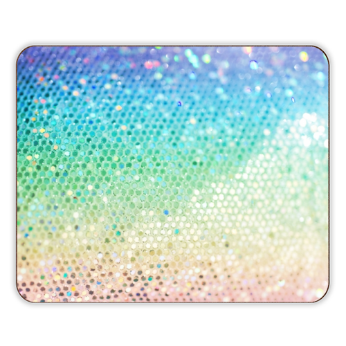 Rainbow Princess Glitter #3 (Faux Glitter - Photography) #shiny #decor #art - designer placemat by Anita Bella Jantz