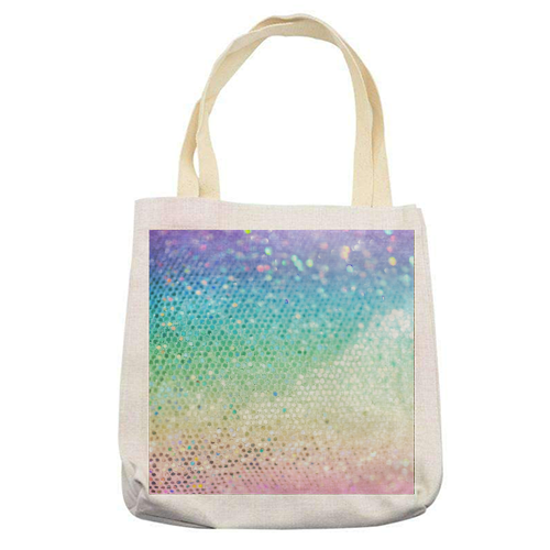 Rainbow Princess Glitter #3 (Faux Glitter - Photography) #shiny #decor #art - printed tote bag by Anita Bella Jantz