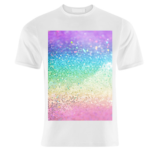 Rainbow Princess Glitter #3 (Faux Glitter - Photography) #shiny #decor #art - unique t shirt by Anita Bella Jantz