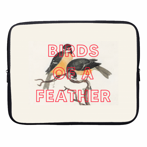 Birds Of A Feather - designer laptop sleeve by The 13 Prints