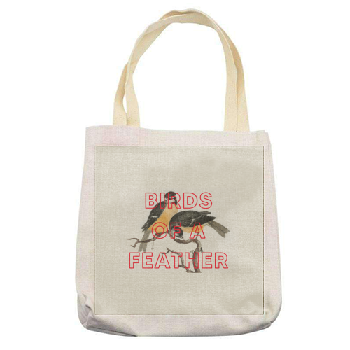 Birds Of A Feather - printed tote bag by The 13 Prints