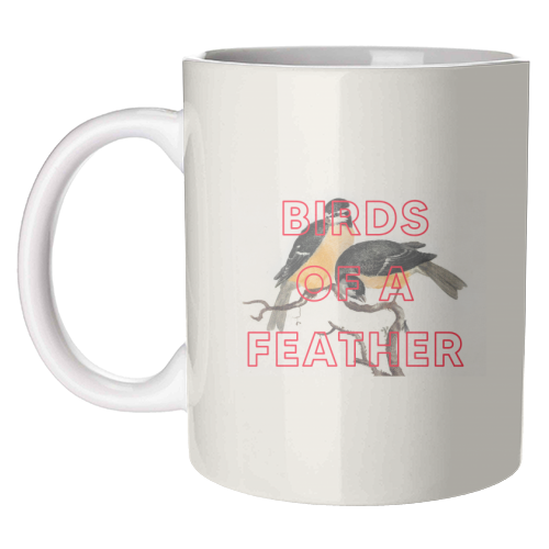 Birds Of A Feather - unique mug by The 13 Prints