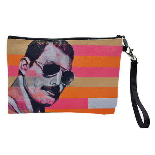 Freddie Mercury - pretty makeup bag by Kirstie Taylor