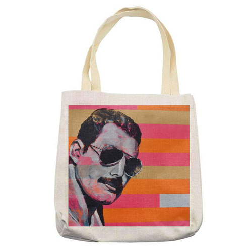 Freddie Mercury - printed tote bag by Kirstie Taylor