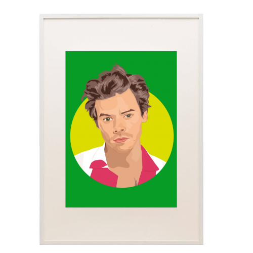 Framed poster print Harry Styles Adore 