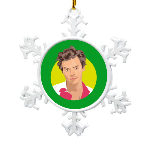 Harry Styles Adore You Harry Styles Fans - snowflake decoration by SABI KOZ