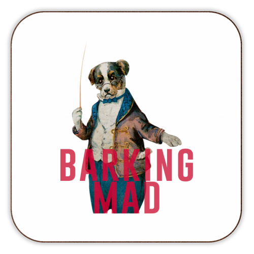 Barking Mad - personalised beer coaster by The 13 Prints