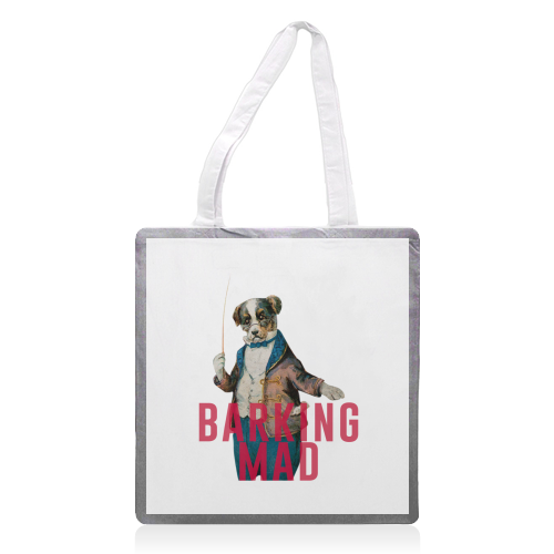 Barking Mad - printed tote bag by The 13 Prints