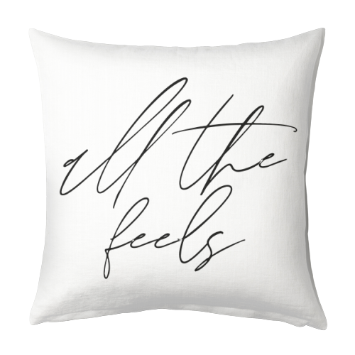 All the Feels - designed cushion by Toni Scott