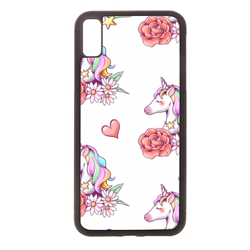 unicorn pattern - stylish phone case by haris kavalla