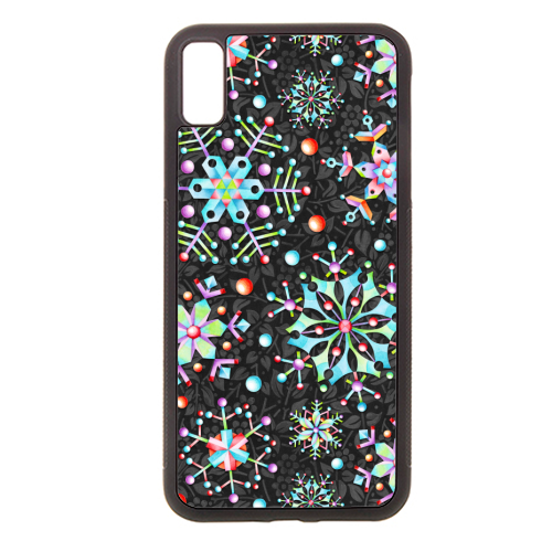 Prismatic Snowflakes - stylish phone case by Patricia Shea