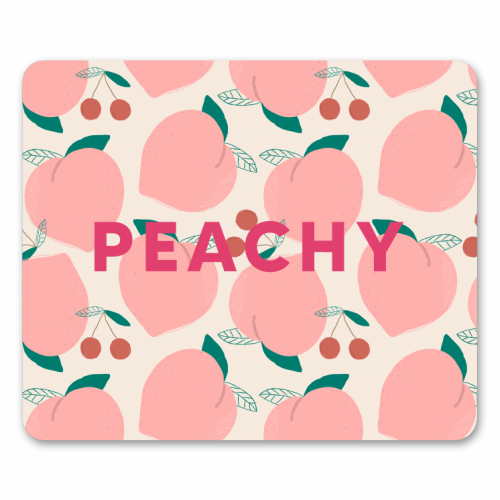 Peachy Print - funny mouse mat by The 13 Prints
