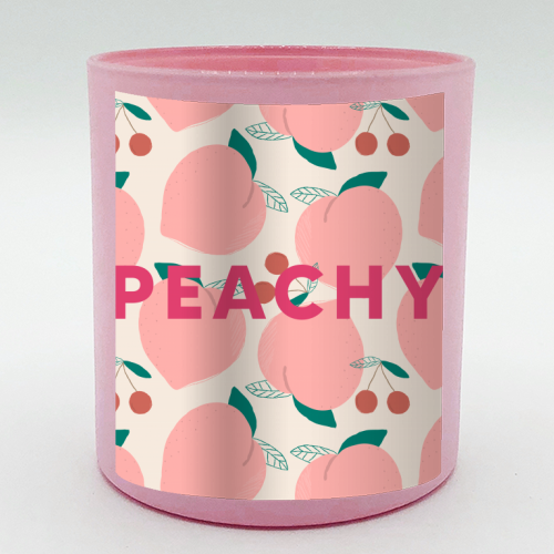 Peachy Print - scented candle by The 13 Prints