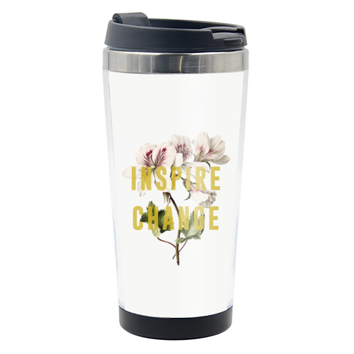 Inspire Change - photo water bottle by The 13 Prints