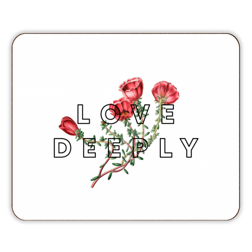 Love Deeply - designer placemat by The 13 Prints