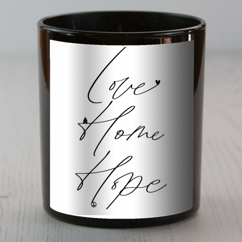 Love Home Hope - scented candle by Ohkimiko