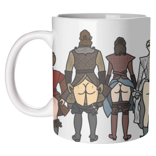 Game of Thrones Butts - unique mug by Notsniw Art