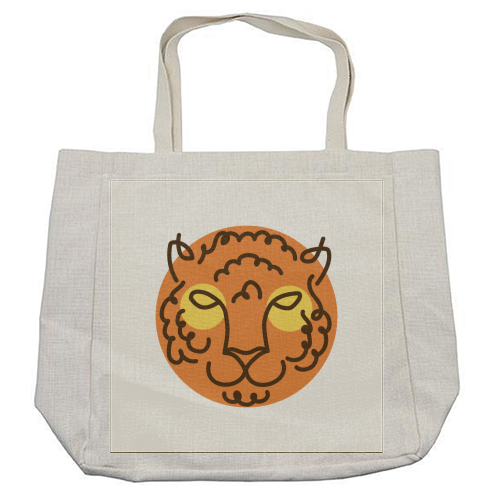 Exotic animals – Tiger - cool beach bag by Mina & Jon Design